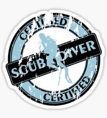 Certified Scuba Diver Sticker