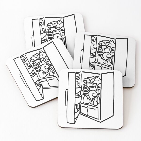 Item preview, fridge cats designed and sold by parkspurr.