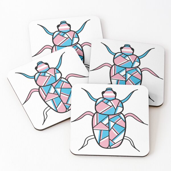 Item preview, Trans Beetle (white) designed and sold by Amara-Goth.