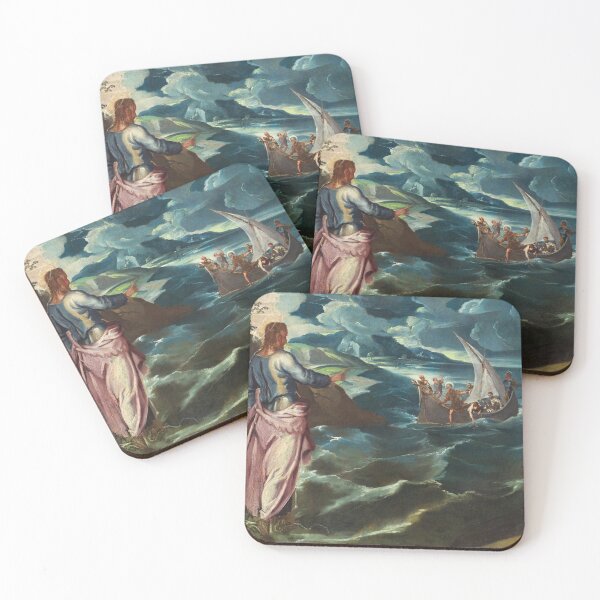 Item preview, Christ at the Sea of Galilee | Circle of Jacopo Tintoretto | 1570 Renaissance Gospel Biblical Art designed and sold by CJET.