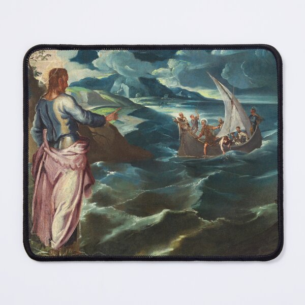 Item preview, Christ at the Sea of Galilee | Circle of Jacopo Tintoretto | 1570 Renaissance Gospel Biblical Art designed and sold by CJET.