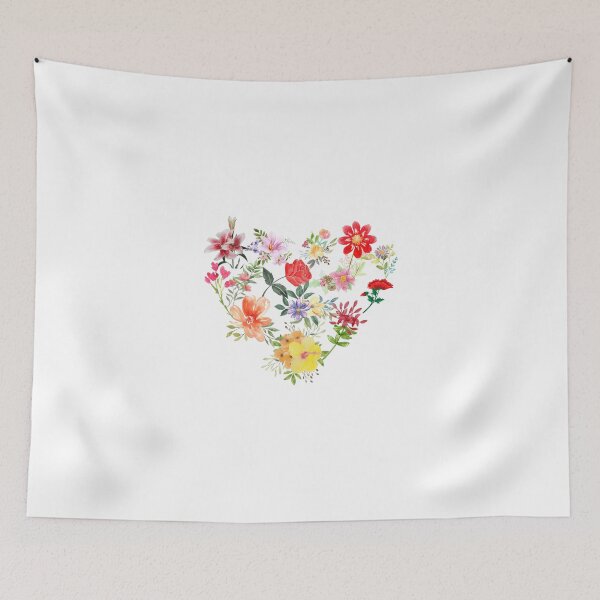 Item preview, I love Hobby Vocation Heart Flowers designed and sold by imhae.