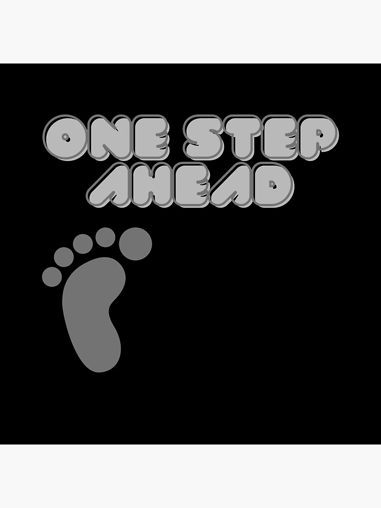 "One Step Ahead" Sticker for Sale by Beautque | Redbubble