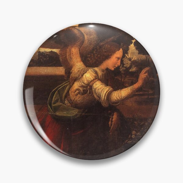 Item preview, Annunciation by Leonardo Da Vinci designed and sold by ArtHistoryLover.
