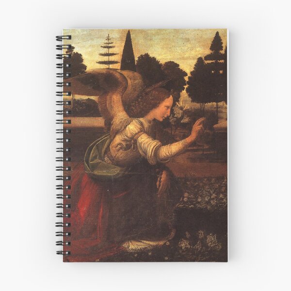 Item preview, Annunciation by Leonardo Da Vinci designed and sold by ArtHistoryLover.