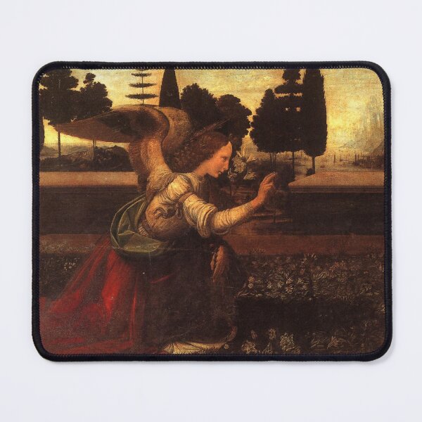Item preview, Annunciation by Leonardo Da Vinci designed and sold by ArtHistoryLover.