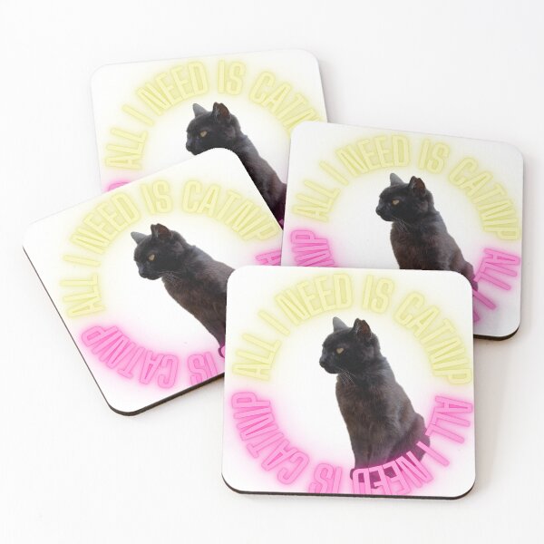 Item preview, All I need is catnip - catnip - cat patterns designed and sold by boomantique.