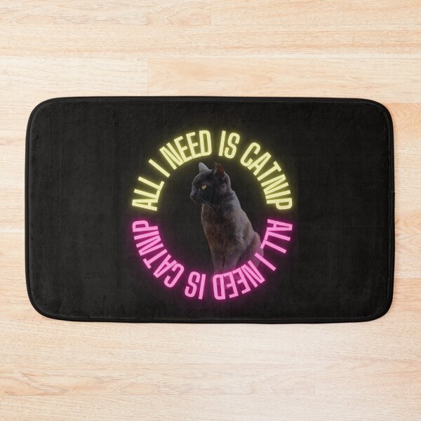 Item preview, All I need is catnip - catnip - cat patterns designed and sold by boomantique.