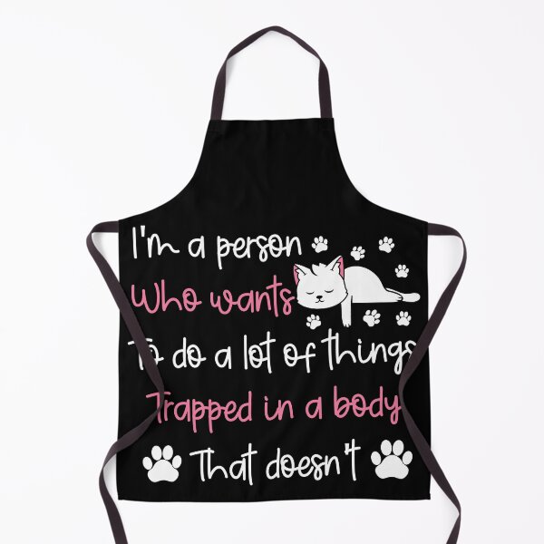 Item preview, Funny Lazy Cat: I'm A Person Who Wants To Do A Lot Of Things, Lazy Cat Quote designed and sold by AMINE ★★★★★.