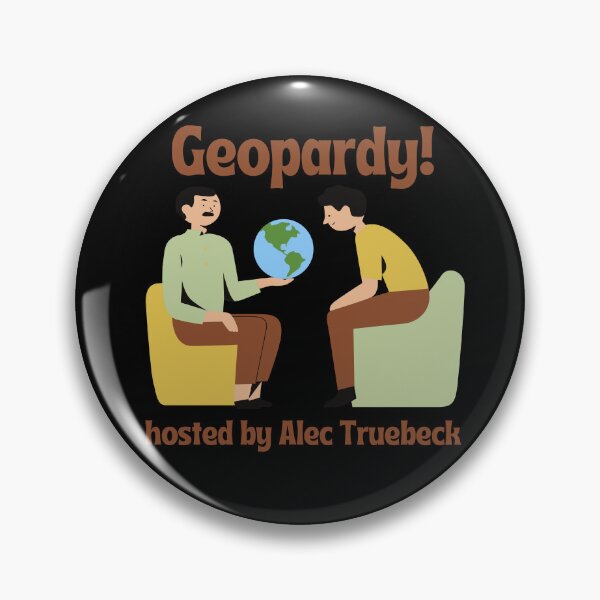 Item preview, Geopardy! hosted by Alec Truebeck designed and sold by RoughShirts.