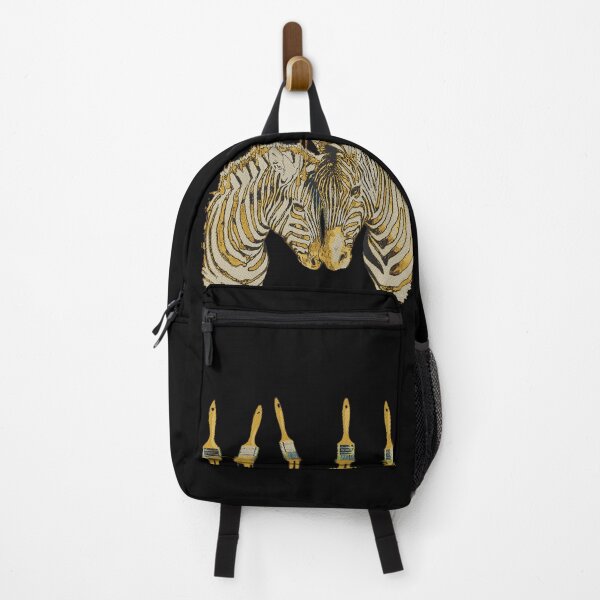 Item preview, Yellow zebras in love, Halftone, retro, vintage, paint fun, 80 s, 70 s, typography designed and sold by Collagedream.