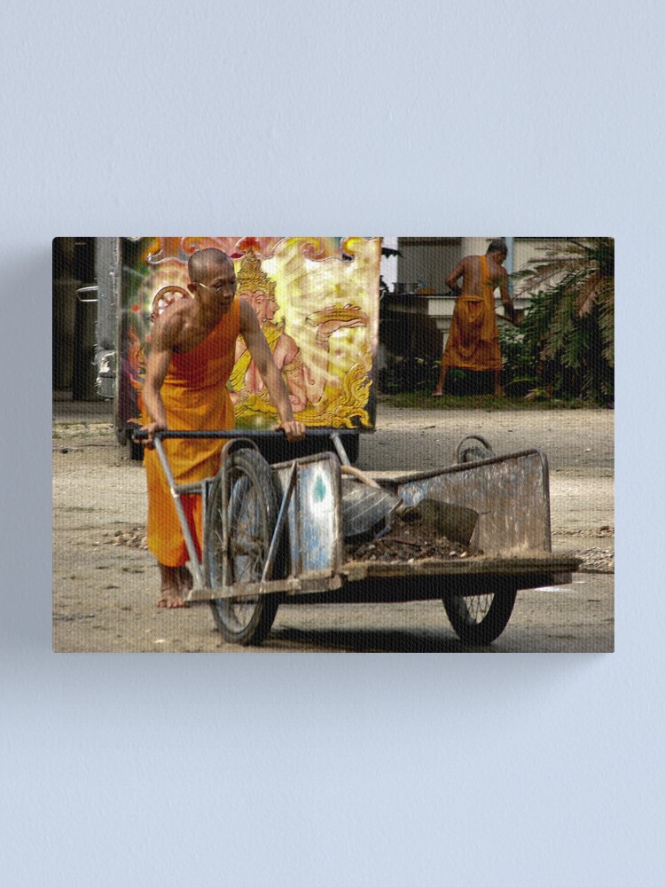Alternate view of Powerful Monks Canvas Print