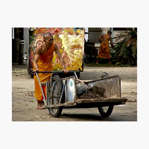 Powerful Monks Photographic Print