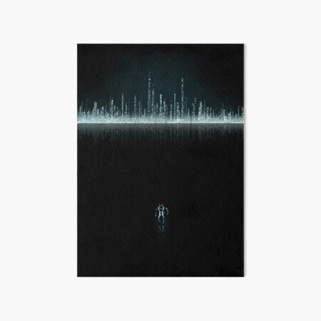 Tron City Art Board Print