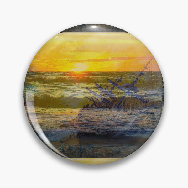 Item preview, Mixed Media: Sunset, seascape and oil painting, photo and painting by Marina Daniluka designed and sold by MariDaniArt.