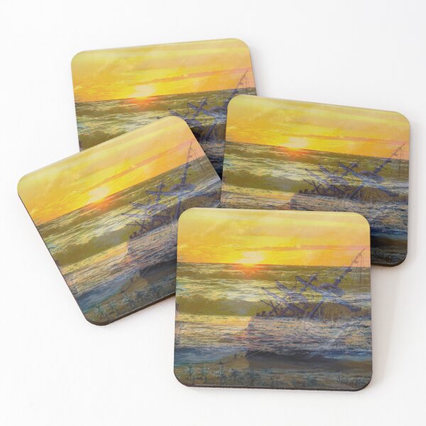 Item preview, Mixed Media: Sunset, seascape and oil painting, photo and painting by Marina Daniluka designed and sold by MariDaniArt.