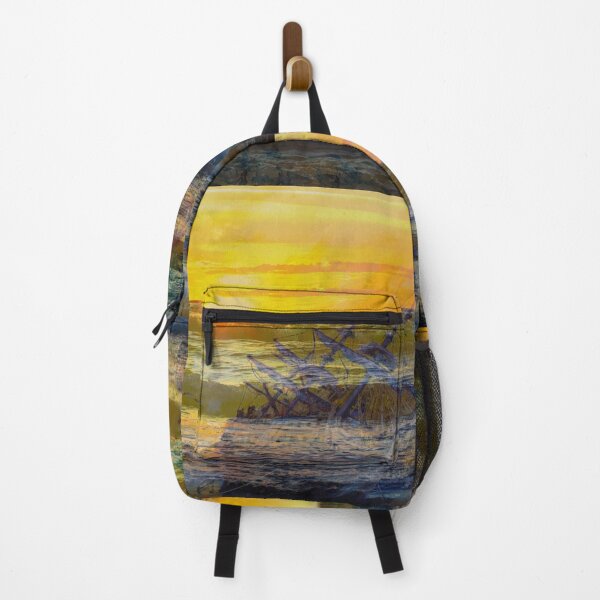Item preview, Mixed Media: Sunset, seascape and oil painting, photo and painting by Marina Daniluka designed and sold by MariDaniArt.