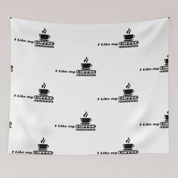 Item preview, I like my coffee #000000 (black) designed and sold by nektarinchen.