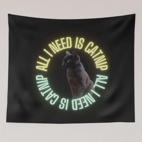 Item preview, All I need is catnip - blackcat - catnip designed and sold by boomantique.
