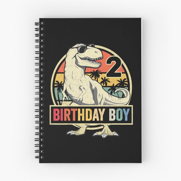 Item preview, 2 Year Old 2nd Birthday Boy T Rex Dinosaur designed and sold by MalloWilli.