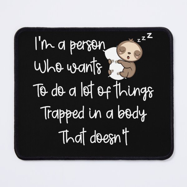 Item preview, Funny Lazy Sloth: I'm A Person Who Wants To Do A Lot Of Things,Lazy Sloth Quote designed and sold by AMINE ★★★★★.