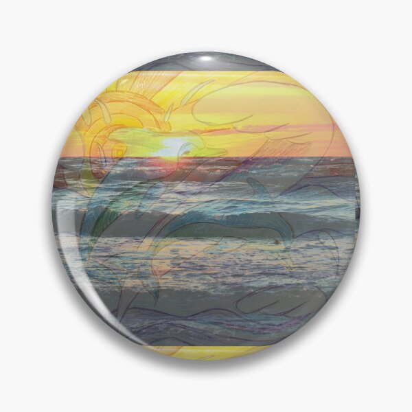 Item preview, Mixed Media: Sunset, seascape and oil painting, photo and painting by Marina Daniluka designed and sold by MariDaniArt.