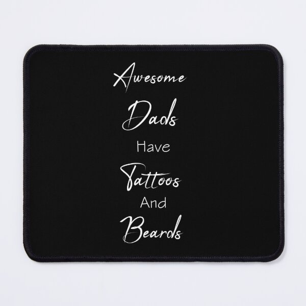 Item preview, Awesome Dads Have Tattoos and Beards Funny Gifts designed and sold by rachidhaz.