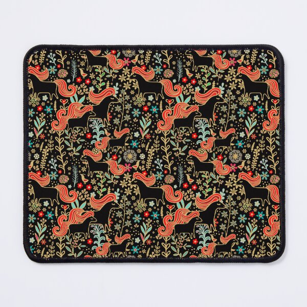 Item preview, Walking tiny horses, night summer field designed and sold by Daridara.