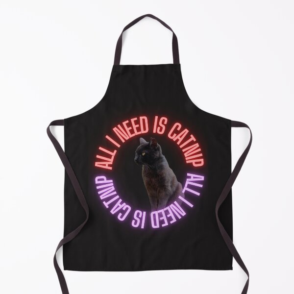 Item preview, All I need is catnip - blackcat - meowmeow designed and sold by boomantique.