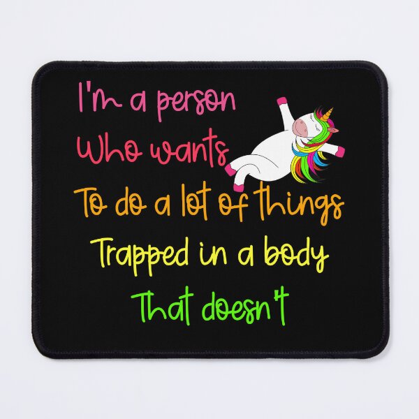 Item preview, Funny Lazy Unicorn: I'm A Person Who Wants To Do A Lot Of Things,Lazy Unicorn Quote designed and sold by AMINE ★★★★★.