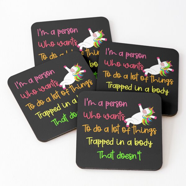 Item preview, Funny Lazy Unicorn: I'm A Person Who Wants To Do A Lot Of Things,Lazy Unicorn Quote designed and sold by AMINE  ★★★★★.