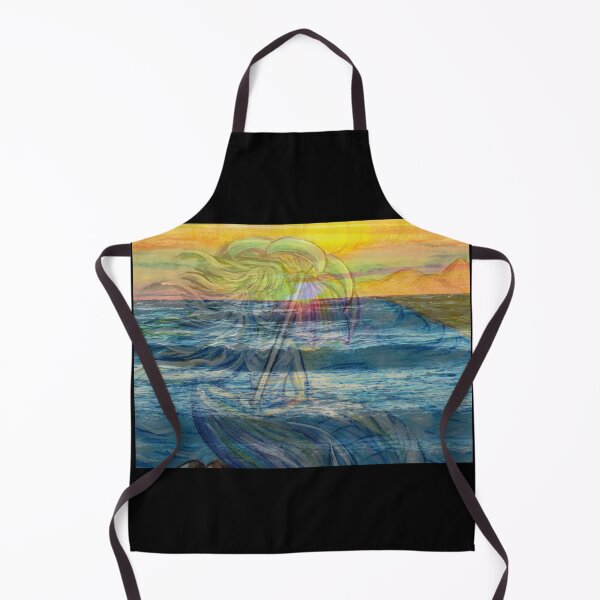 Item preview, Mixed Media: Sunset, seascape and oil painting, photo and painting by Marina Daniluka designed and sold by MariDaniArt.