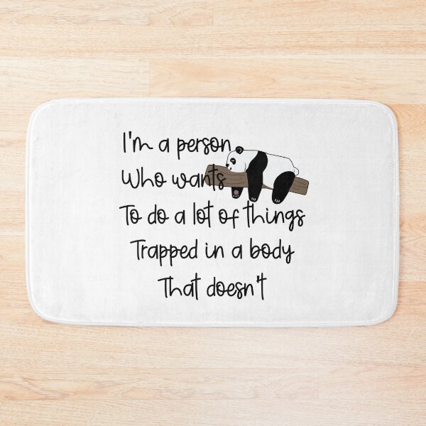 Item preview, Funny Lazy Panda: I'm A Person Who Wants To Do A Lot Of Things, Lazy Panda Quote designed and sold by AMINE  ★★★★★.