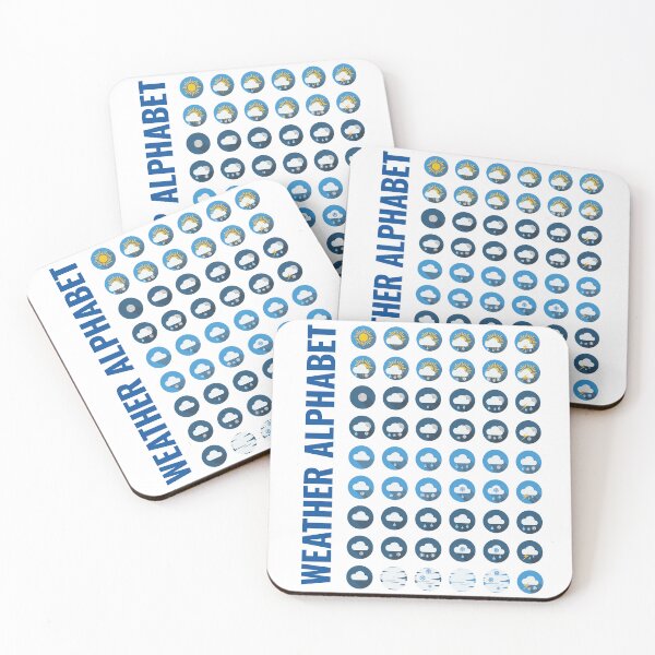 Item preview, Weather alphabet designed and sold by arkantus.