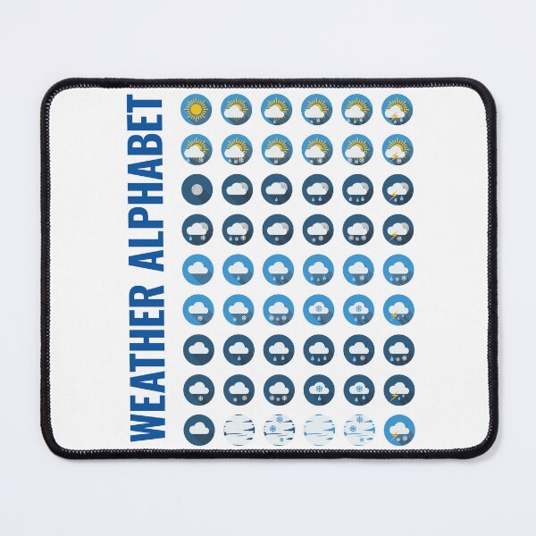 Item preview, Weather alphabet designed and sold by arkantus.