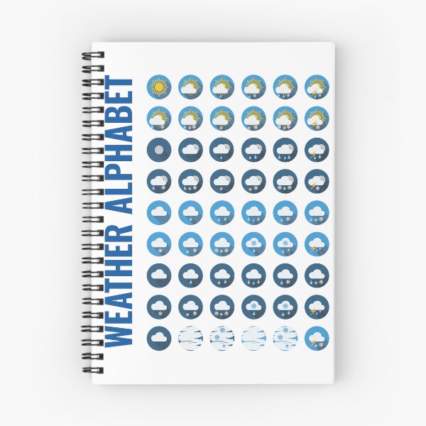 Item preview, Weather alphabet designed and sold by arkantus.