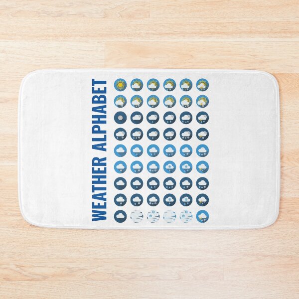 Item preview, Weather alphabet designed and sold by arkantus.
