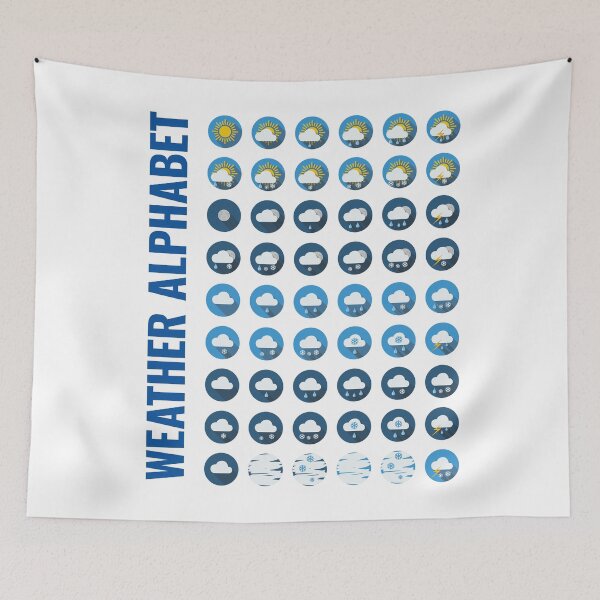 Item preview, Weather alphabet designed and sold by arkantus.