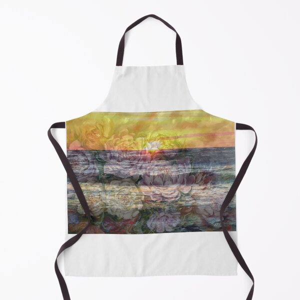 Item preview, Mixed Media: Sunset, seascape and oil painting, photo and painting by Marina Daniluka designed and sold by MariDaniArt.