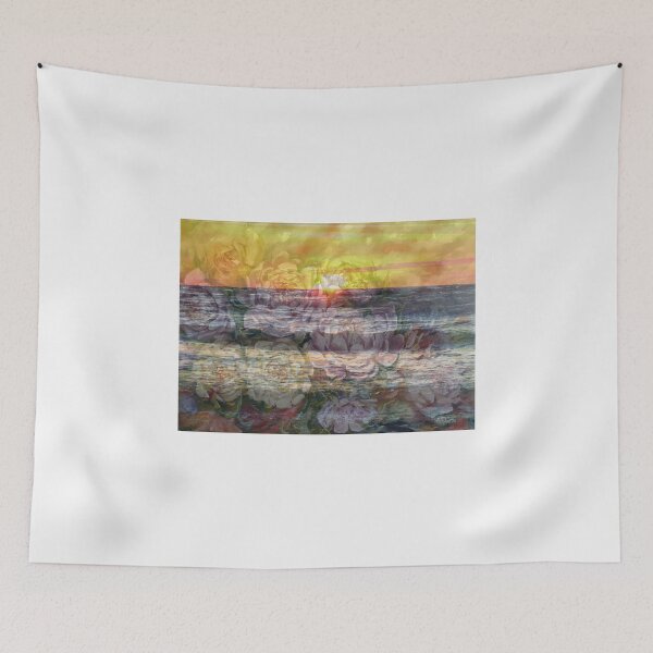 Item preview, Mixed Media: Sunset, seascape and oil painting, photo and painting by Marina Daniluka designed and sold by MariDaniArt.
