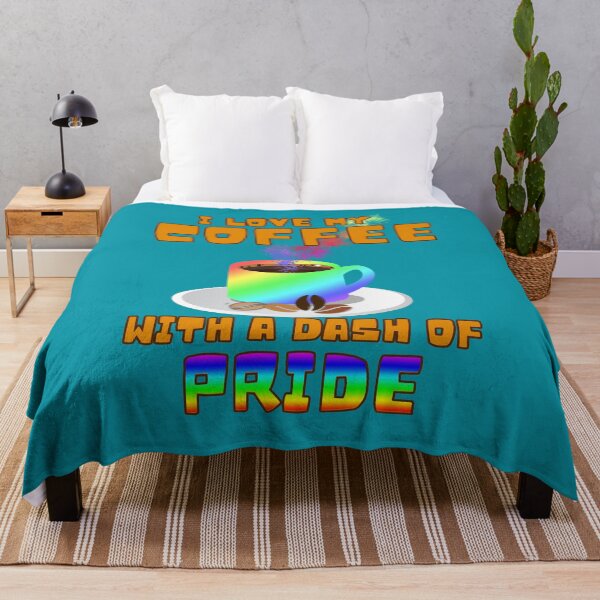 Item preview, I Love My Coffee With A Dash of Pride designed and sold by my-green-gecko.