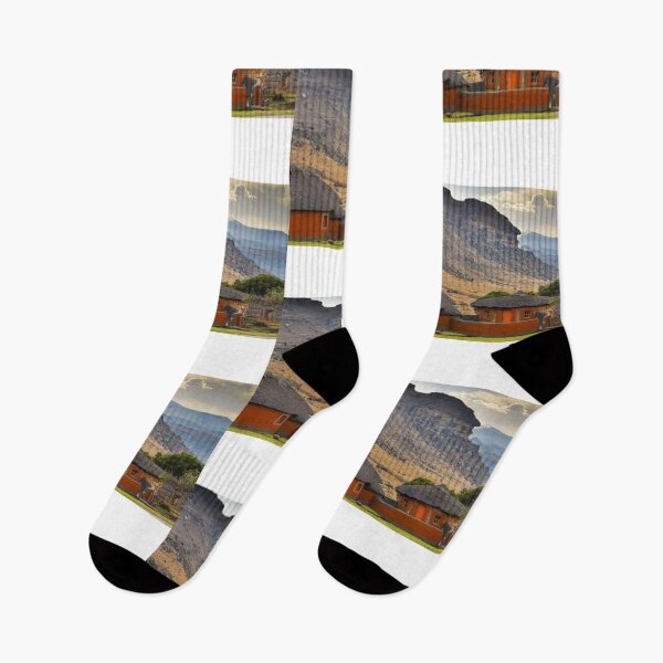 Item preview, African Village Rondavel  designed and sold by KamoMokotedi.
