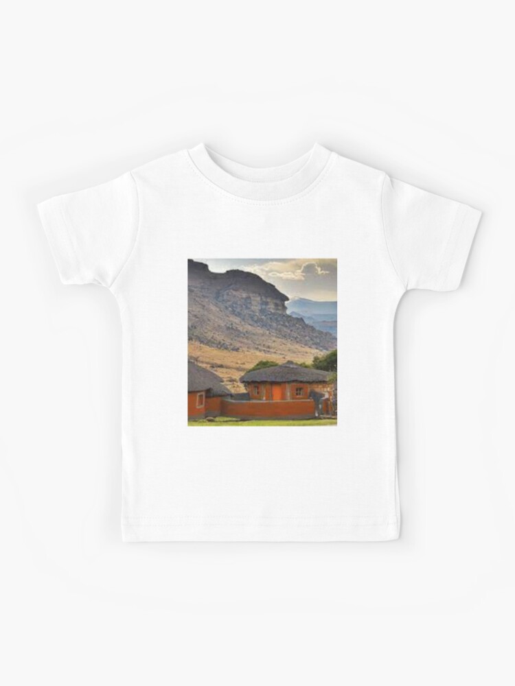 African Village Rondavel | Kids T-Shirt