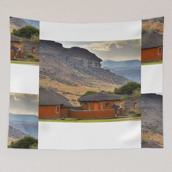 Item preview, African Village Rondavel  designed and sold by KamoMokotedi.