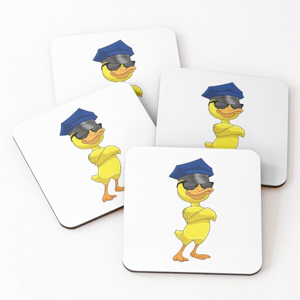Item preview, Duck as Police officer with Police cap designed and sold by Snabdesign84.
