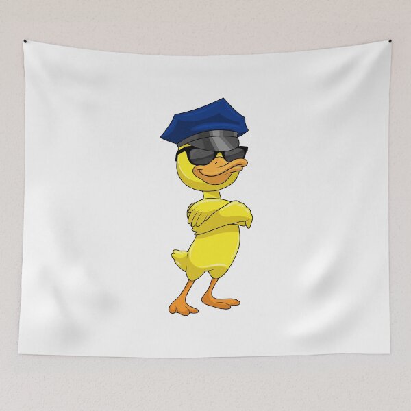 Item preview, Duck as Police officer with Police cap designed and sold by Snabdesign84.