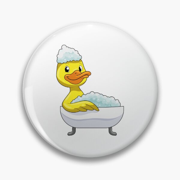 Item preview, Duck at Bathing with Bathtub & Foam designed and sold by Snabdesign84.