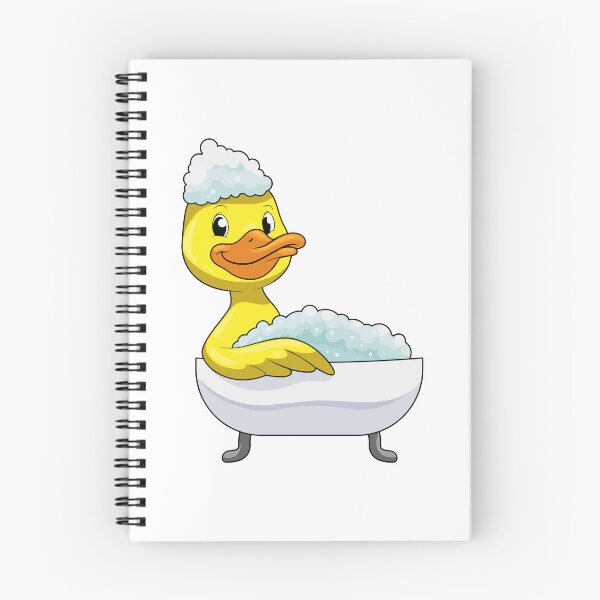 Item preview, Duck at Bathing with Bathtub & Foam designed and sold by Snabdesign84.