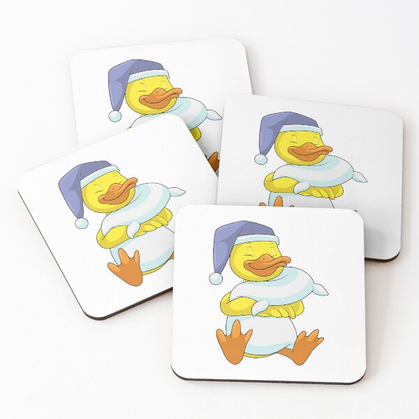Item preview, Duck at Sleeping with Nightcap designed and sold by Snabdesign84.