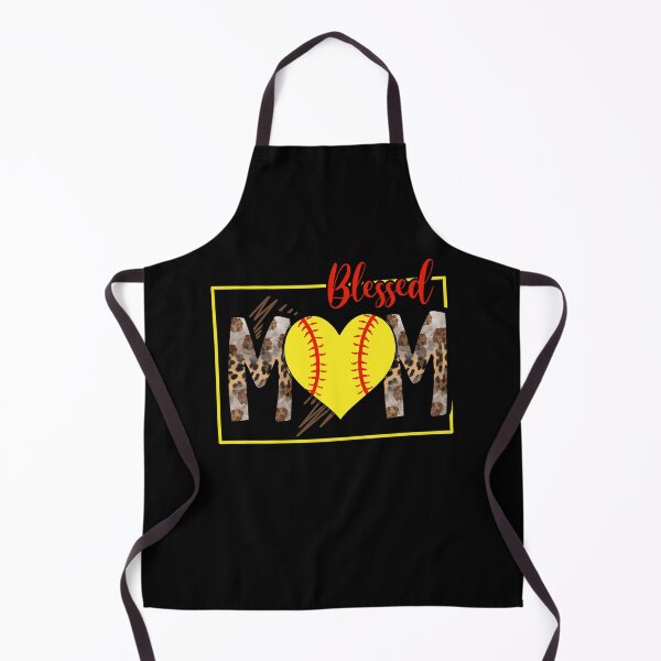 Item preview, Blessed Softball Mom Leopard Skin Heart Fastpitch designed and sold by 99Fastpitch.